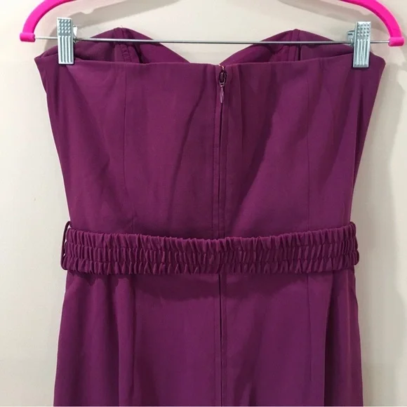 Lilly Pulitzer Women 8 Rosalie Strapless Jumpsuit Amarena Cherry Corset New - Picture 6 of 8
